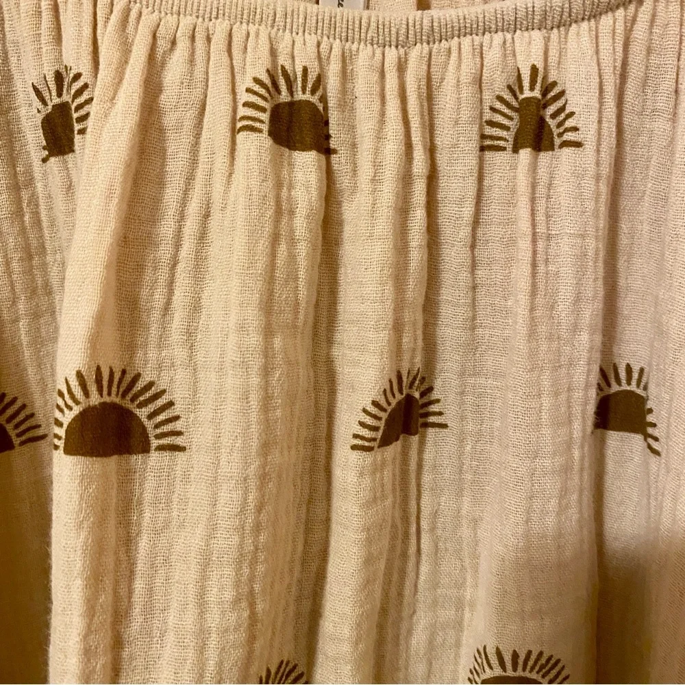 Rylee + Cru Jaime Cotton Dress in Sunset Print Medium - Picture 5 of 9